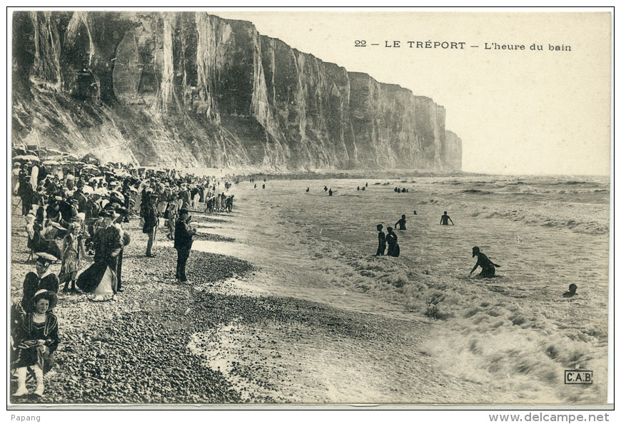 #3793 - Le Tréport 76 - L´heure Du Bain - Le Treport