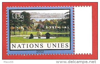 ONU - NAZIONI UNITE GINEVRA MNH - 2002 - Posta Ordinaria - 1,30 Fr. - Michel NT-GE 433 - Neufs