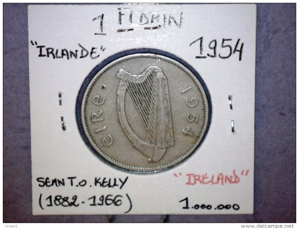 IRLANDE 1 Florin 1954,pick N° KM 15 A, IRELAND - Irlande