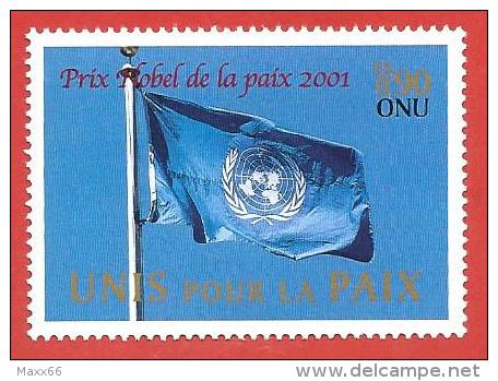 ONU - NAZIONI UNITE GINEVRA MNH - 2001 - Premio Nobel Per La Pace - 0,90 Fr. - Michel NT-GE 432 - Unused Stamps