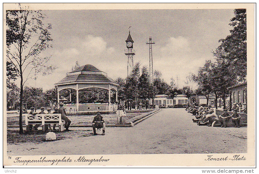 AK Truppenübungsplatz Altengrabow - Konzert-Platz - Dörnitz - 1938 (16203) - Kasernen