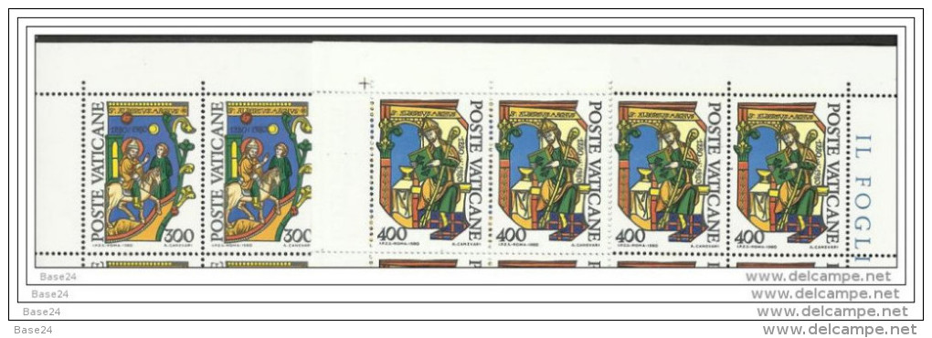 1980 Vaticano Vatican ALESSANDRO MAGNO 20 Serie Di 2v. In Foglio Sheet MNH** - Nuovi