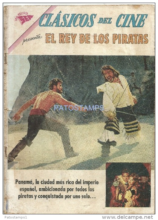 12043 MAGAZINE REVISTA MEXICANAS COMIC CLASICOS DEL CINE EL REY DE LOS PIRATAS Nº 73 AÑO 1962 ED SEA NOVARO - BD Anciens