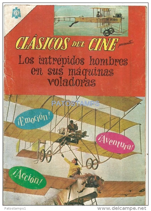 12049 MAGAZINE MEXICANAS COMIC CLASICOS DEL CINE LOS INTREPIDOS HOMBRES EN SUS MAQUINAS VOLADORAS Nº 149 1966 ED NOVARO - Cómics Antiguos