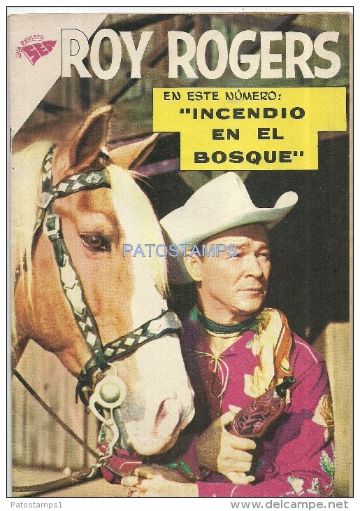 12061 MAGAZINE REVISTA MEXICANAS COMIC ROY ROGERS INCENDIO EN EL BOSQUE Nº 82 AÑO 1959 ED SEA NOVARO - Old Comic Books
