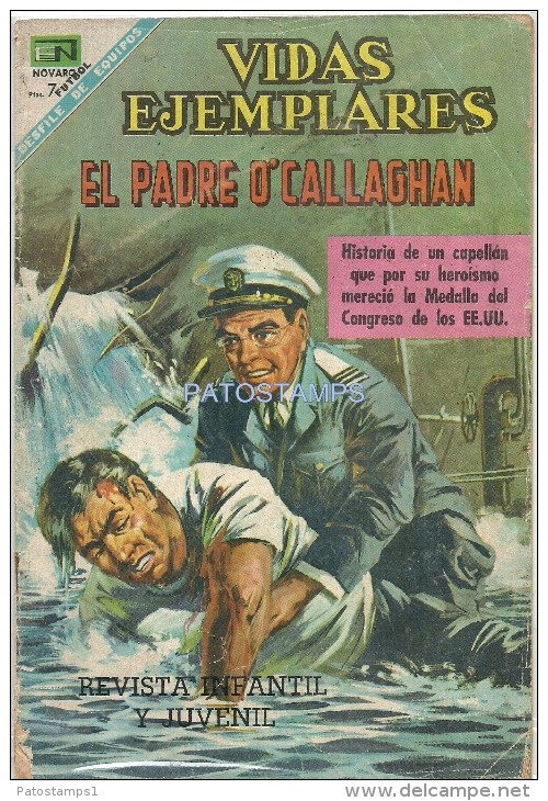 12067 MAGAZINE REVISTA MEXICANAS COMIC VIDAS EJEMPLARES EL PADRE O'CALLAGHAN Nº 280 AÑO 1968 ED EN NOVARO - BD Anciens