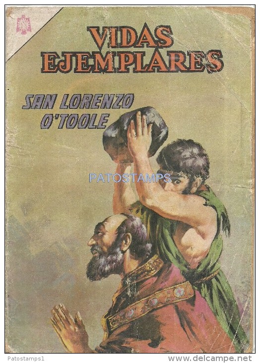 12077 MAGAZINE REVISTA MEXICANAS COMIC VIDAS EJEMPLARES SAN LORENZO O'TOOLE Nº 220 AÑO 1966 ED NOVARO - Oude Stripverhalen