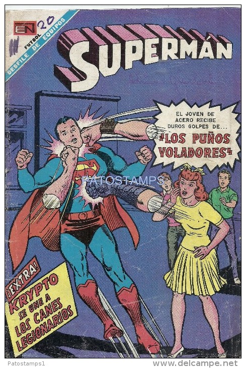 12083 MAGAZINE REVISTA MEXICANAS COMIC SUPERMAN Nº 675 AÑO 1968 ED EN NOVARO - Cómics Antiguos