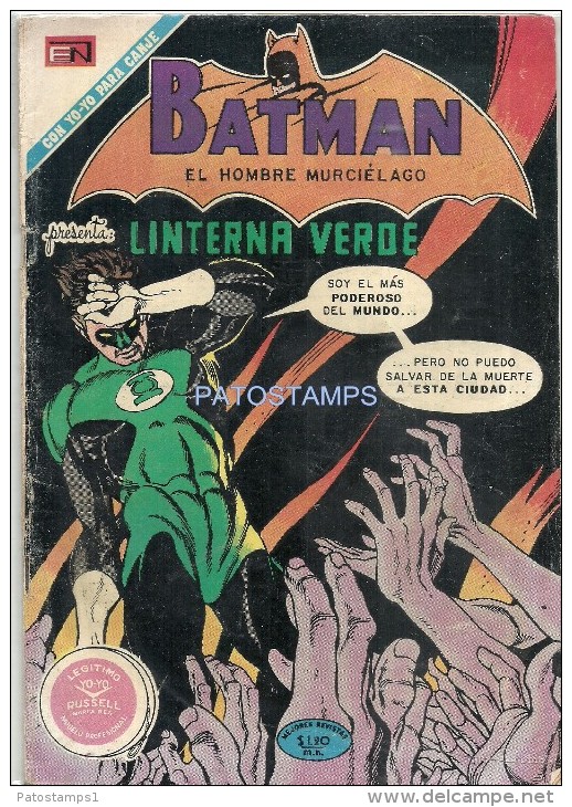 12089 MAGAZINE REVISTA MEXICANAS COMIC BATMAN EL HOMBRE MURCIELAGO & LINTERNA VERDE Nº 571 AÑO 1971 ED EN NOVARO - Old Comic Books