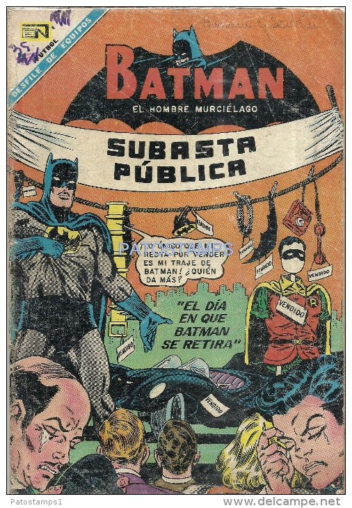 12091 MAGAZINE REVISTA MEXICANAS COMIC BATMAN EL HOMBRE MURCIELAGO Nº 427 AÑO 1968 ED EN NOVARO - Oude Stripverhalen