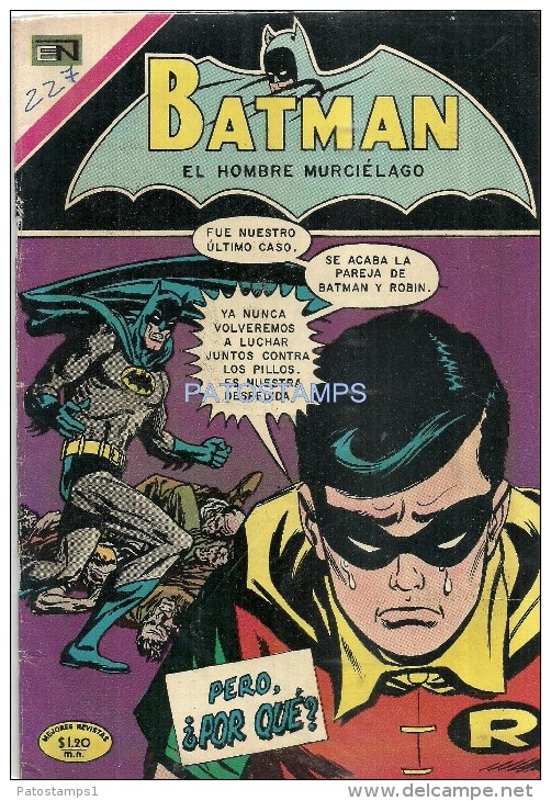 12094 MAGAZINE REVISTA MEXICANAS COMIC BATMAN EL HOMBRE MURCIELAGO Nº 554 AÑO 1970 ED EN NOVARO - Cómics Antiguos