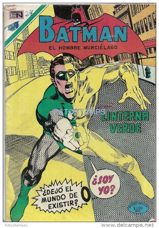 12096 MAGAZINE REVISTA MEXICANAS COMIC BATMAN EL HOMBRE MURCIELAGO & LINTERNA VERDE Nº 511 AÑO 1969 ED EN NOVARO - Old Comic Books