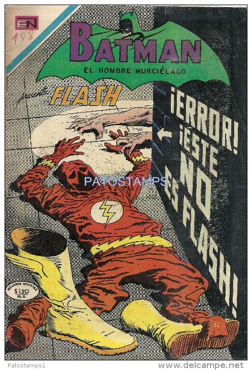 12101 MAGAZINE REVISTA MEXICANAS COMIC BATMAN EL HOMBRE MURCIELAGO & FLASH Nº 551 AÑO 1970 ED EN NOVARO - Old Comic Books