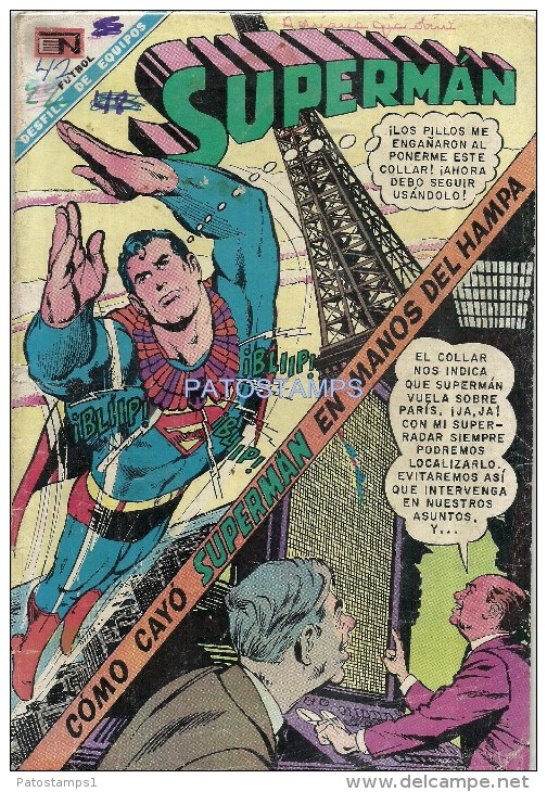 12105 MAGAZINE REVISTA MEXICANAS COMIC SUPERMAN Nº 677 AÑO 1968 ED EN NOVARO - Old Comic Books