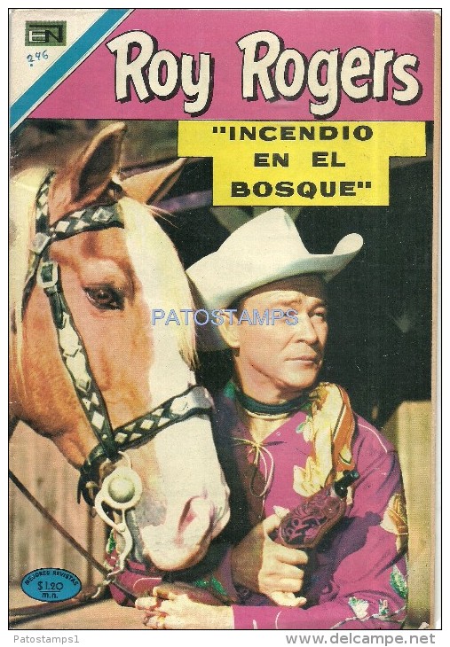 12110 MAGAZINE REVISTA MEXICANAS COMIC ROY ROGERS INCENDIO EN EL BOSQUE Nº 234 AÑO 1970 ED EN NOVARO - Oude Stripverhalen
