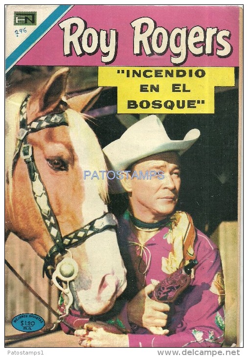 12110 MAGAZINE REVISTA MEXICANAS COMIC ROY ROGERS INCENDIO EN EL BOSQUE Nº 234 AÑO 1970 ED EN NOVARO - BD Anciens