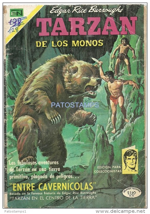 12117 MAGAZINE REVISTA MEXICANAS COMIC TARZAN DE LOS MONOS ENTRE CAVERNICOLAS Nº 248 AÑO 1970 ED EN NOVARO - Oude Stripverhalen