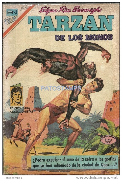 12130 MAGAZINE REVISTA MEXICANAS COMIC TARZAN DE LOS MONOS Nº 255 AÑO 1970 ED EN NOVARO - BD Anciens