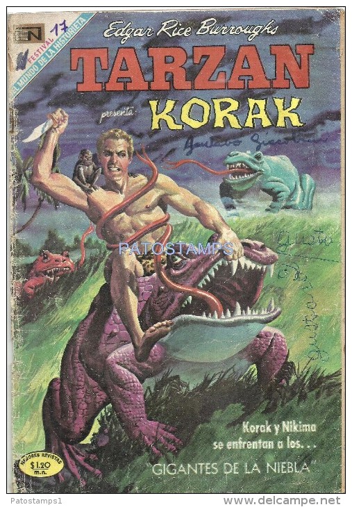 12132 MAGAZINE REVISTA MEXICANAS COMIC TARZAN DE LOS MONOS & KORAK Nº 224 AÑO 1969 ED EN NOVARO - Fumetti Antichi