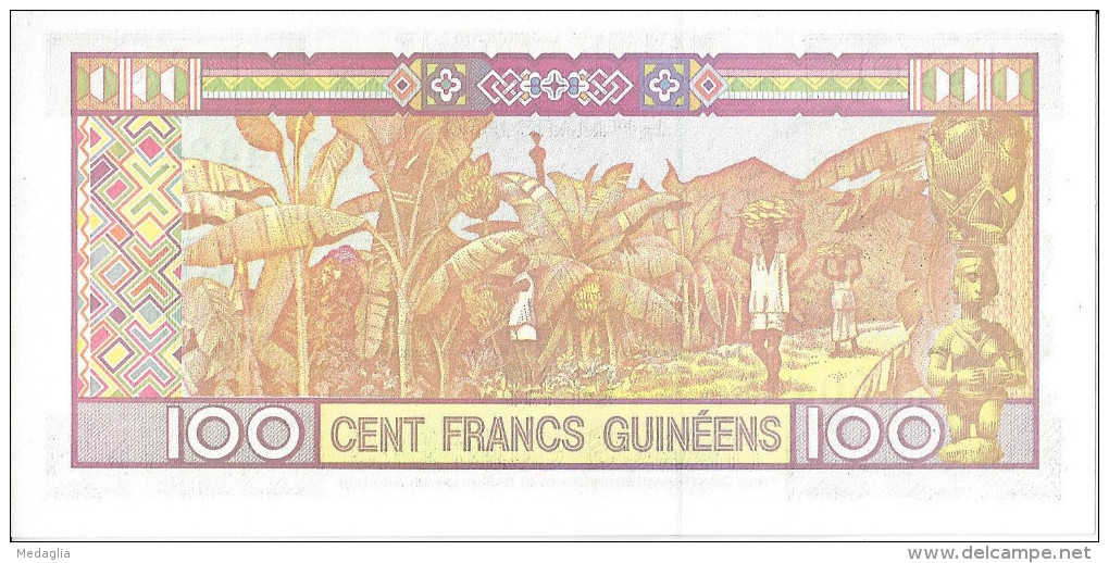GUINEE - 100 Francs Guinéens - 1998 UNC - Guinea