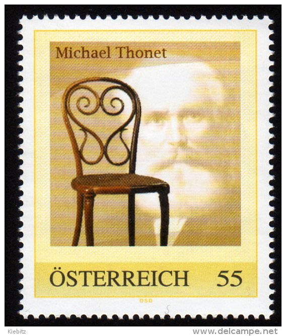 ÖSTERREICH 2009** Michael THONET / Erfinder Von Bugholzmöbel - PM Personalisierte Marke MNH - Other & Unclassified