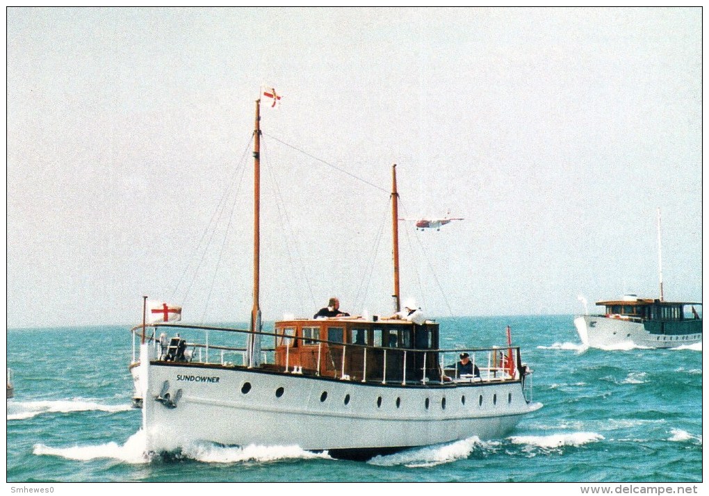 Postcard - M.Y. Sundowner - Little Ship Of Dunkirk, Participating In The ADLS Dunkirk Commemorative Crossing June 2000. - Otros & Sin Clasificación