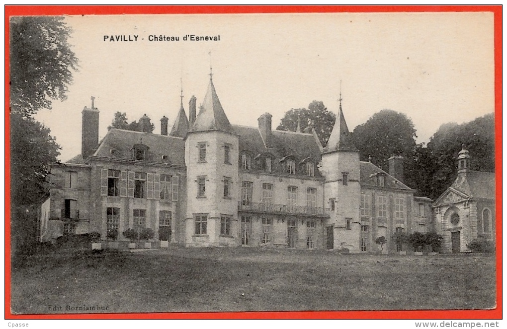 CPA 76 PAVILLY - Château D'Esneval - Pavilly