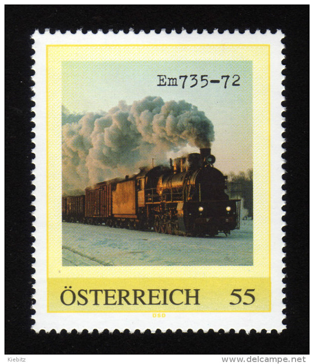 ÖSTERREICH 2007 ** Lokomotive Em 735-72 - PM Personalized Stamps - MNH - Timbres Personnalisés