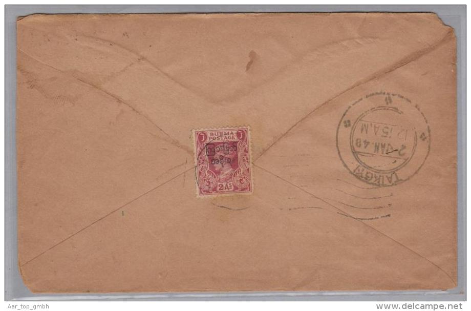 Burma 1948-01-02 Brief Thagon Nach Taikkyi - Myanmar (Birmanie 1948-...)