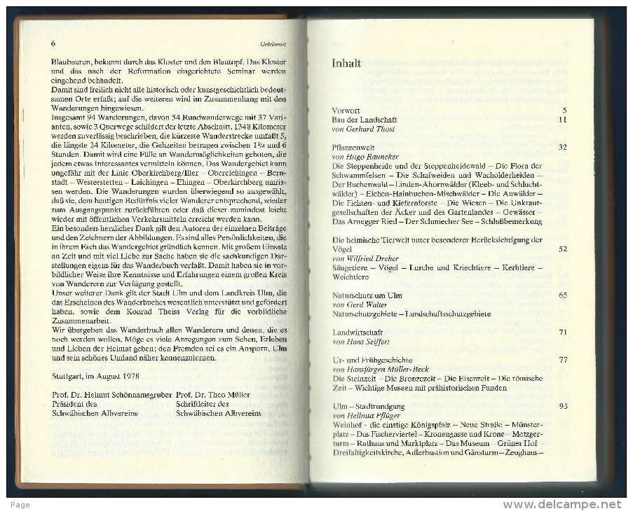 Ulm,In Ulm Und Um Ulm Herum,1985,herausgegeben Vom Schwäbischen Albverein,Wandern, - Baden-Württemberg