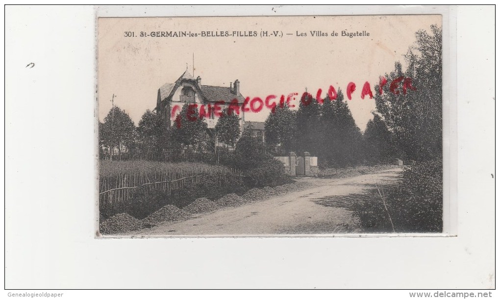 87 - ST - SAINT GERMAIN LES BELLES - LES VILLAS DE BAGATELLE - Saint Germain Les Belles