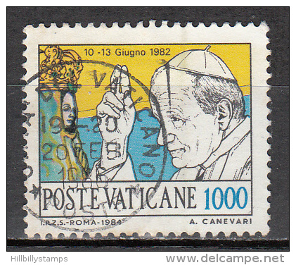 Vatican City   Scott No   745     Used    Year  1984 - Used Stamps