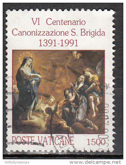 Vatican City   Scott No   888     Used    Year  1991 - Oblitérés