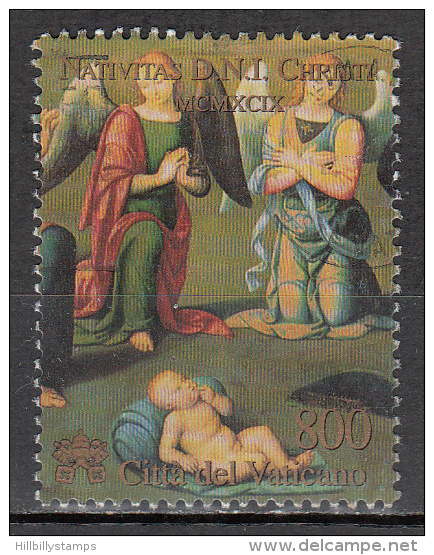 Vatican City   Scott No   1125    Used    Year  1999 - Oblitérés