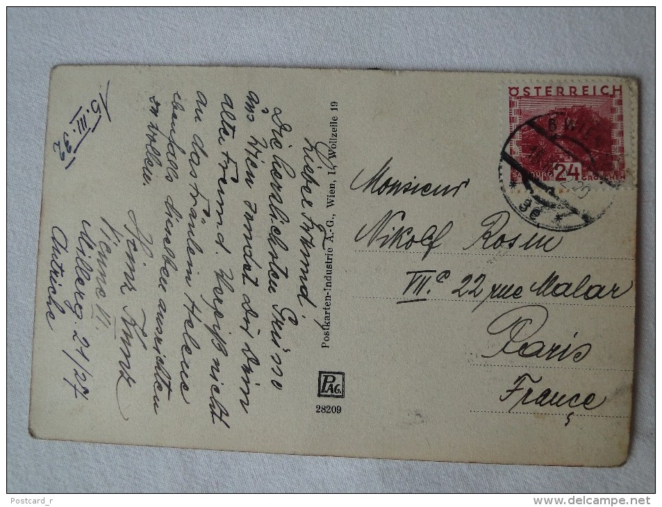 Austria Wien - Graben Stamp 1932        A 20 - Vienna Center