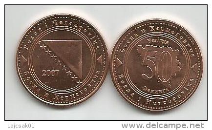 Bosnia And Herzegovina  50 Feninga 2007. UNC - Bosnie-Herzegovine