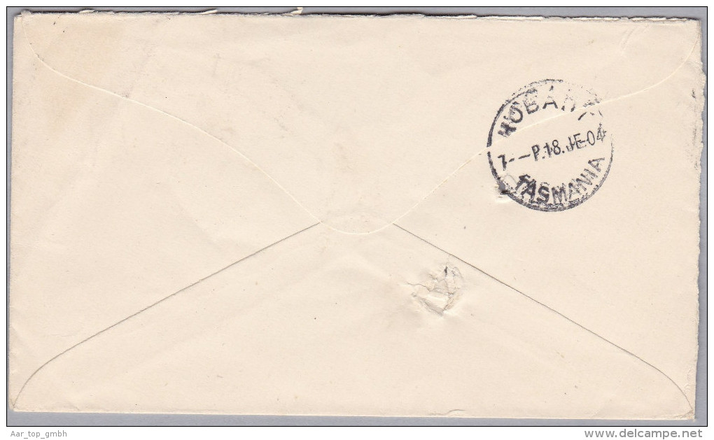 OZ Australien 1904-04-16 Ballarat Victoria Brief Nach Hobart - Storia Postale