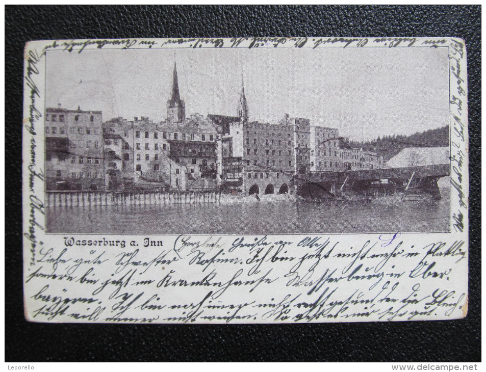 AK WASSERBURG Am Inn 1900  /// D*16841 - Wasserburg (Inn)