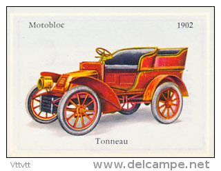 Image, VOITURE, AUTOMOBILE : Tonneau, Motobloc (1902), Texte Au Dos - Autos