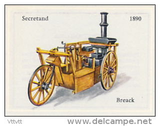 Image, VOITURE, AUTOMOBILE : Break, Secretand (1890), Texte Au Dos - Auto's