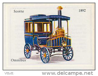 Image, VOITURE, AUTOMOBILE : Omnibus, Scotte (1892), Texte Au Dos - Auto's