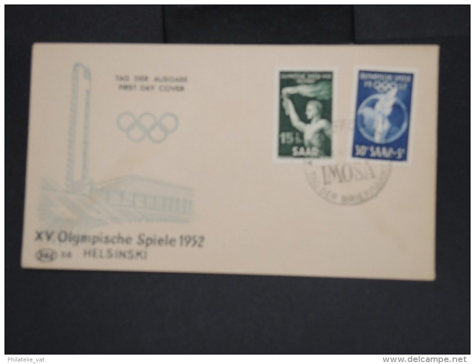 SARRE - Enveloppe F.d.c.  En 1952 - Jeux Olympiques - à Voir - Lot P7456 - FDC