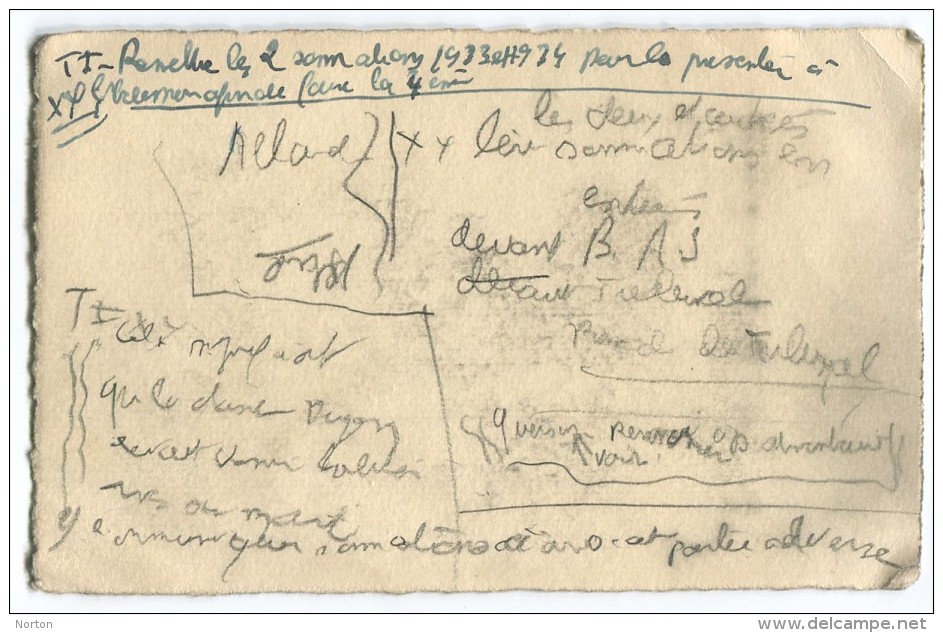 Carte D'invitation Du Batonnier Fulgence Masson Au Raoût Offert Au Barreau De Mons En 1935 - Colecciones