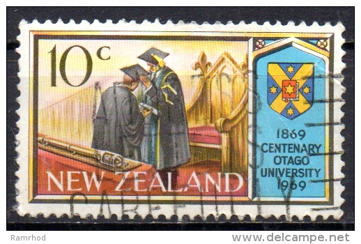 NEW ZEALAND 1969 Centenary Of Otago University - 10c Student Being Conferred With Degree  FU - Used Stamps