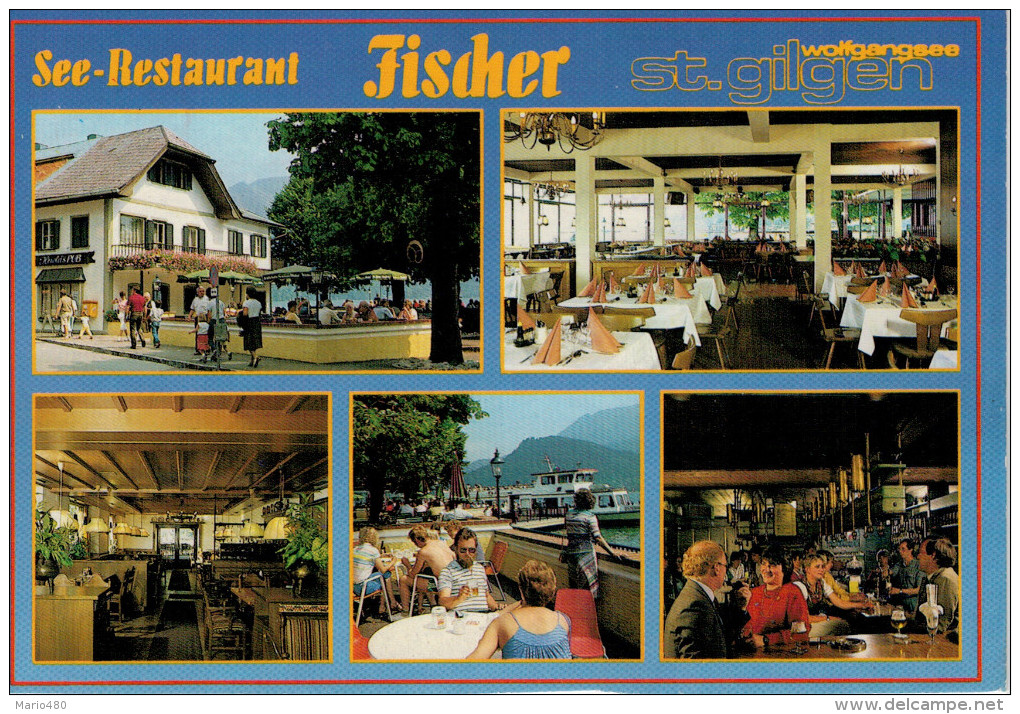 ST.GILGEN   SEE-RESTAURANT   FISCHER         ( VIAGGIATA) - St. Gilgen