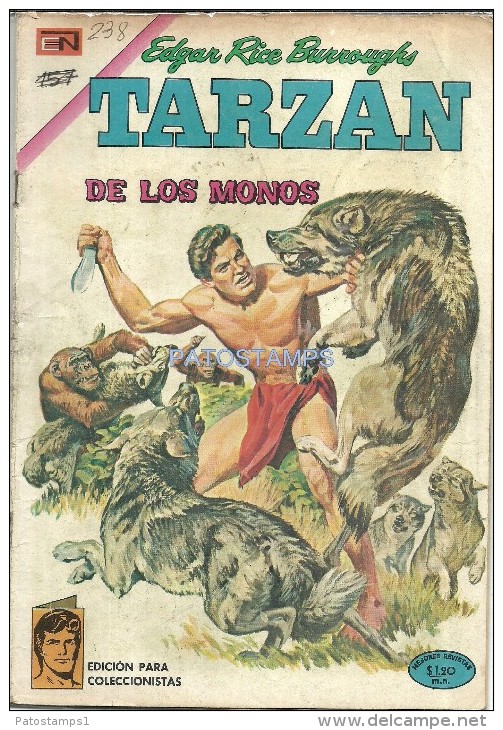 12135 MAGAZINE REVISTA MEXICANAS COMIC TARZAN DE LOS MONOS Nº 244 AÑO 1970 ED EN NOVARO - Old Comic Books