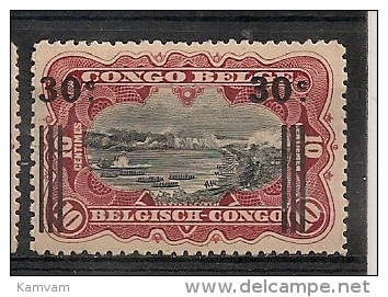 CONGO BELGE 89 Mint Neuf * - Neufs