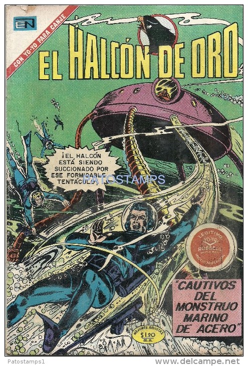 12145 MAGAZINE REVISTA MEXICANAS COMIC EL HALCON DE ORO Nº 160 AÑO 1971 ED EN NOVARO - BD Anciens