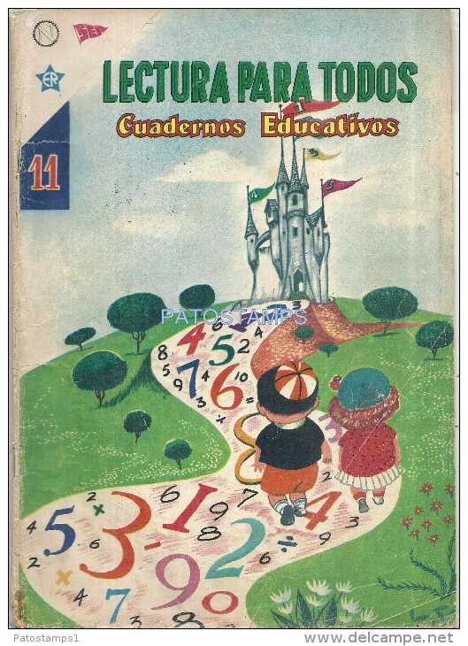 12146 MAGAZINE REVISTA MEXICANAS COMIC LECTURA PARA TODOS CUADERNOS EDUCATIVOS Nº 11 AÑO 1960 ED ER SEA NOVARO - Frühe Comics