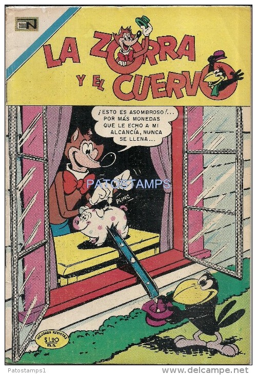 12148 MAGAZINE REVISTA MEXICANAS COMIC LA ZORRA Y EL CUERVO Nº 238 AÑO 1970 ED EN NOVARO - Old Comic Books